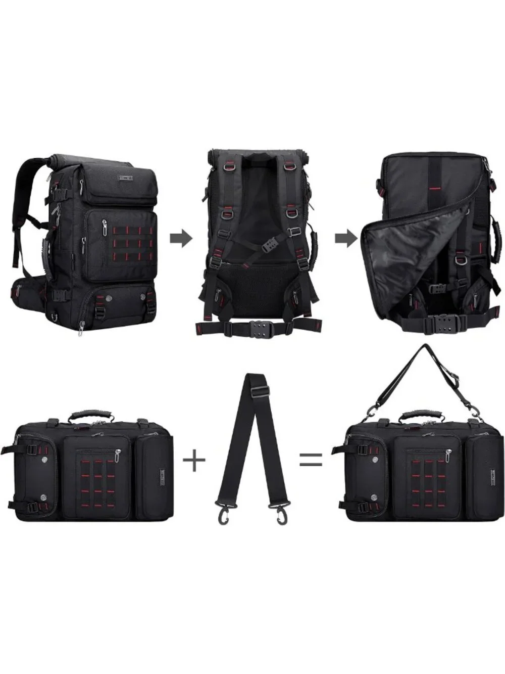 Versatile Travel Backpack for Men | Airline Approved, Fits 16